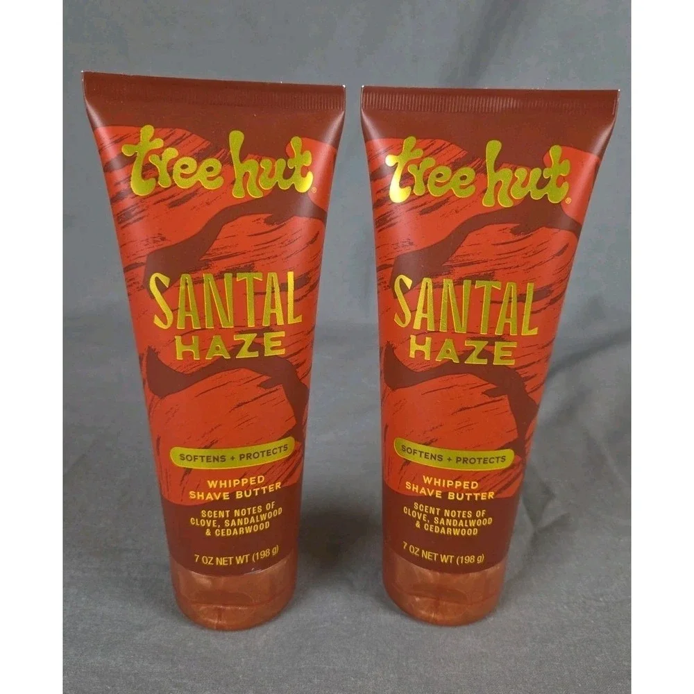 2 Tree Hut Whipped‎ Shave Butter Santal Haze 7oz New Sealed